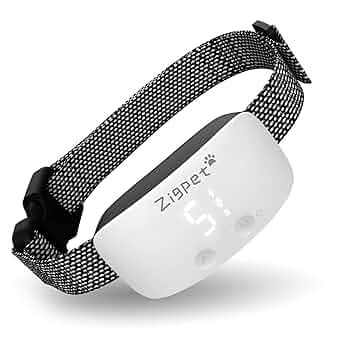 Amazon | Zigpet 無駄吠え防止首輪 全自動 充電式 7 レベル 訓練
